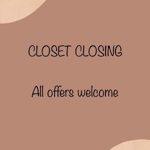 Closing my closet. All offers welcome.